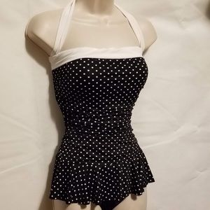 Ralph L NEW Black/white Ralph Lauren Swimdress